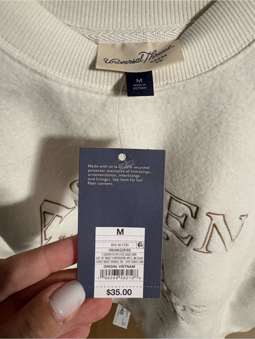 Aspen Colorado Cream Graphic Sweatshirt - Picture 2 of 2